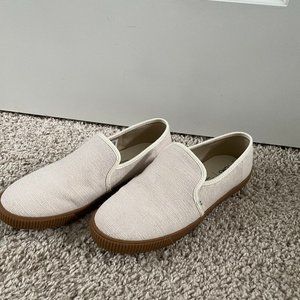Toms Slip On Shoes - Tan - Like New